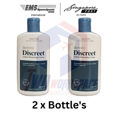 2x Restoria Discreet Crema Restauradora de Color 250 ml para Hombre y Mujer Foto 1 de 4