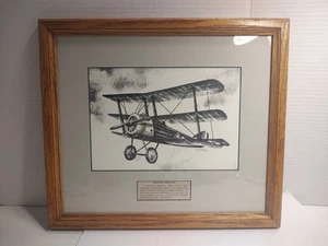 Imagen firmada vintage 1986 James Williamson Sopwith Triplane impresión artística - Imagen 1 de 11