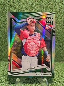 2022 Panini Elite Extra Edition Baseball Status Josue Demey 051/499 #178 - Picture 1 of 2