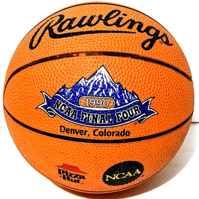 Rawlings - Pizza Hut - NCAA Final Four - Denver - 7" Basketball - Vintage 1990 - Image 1 of 4