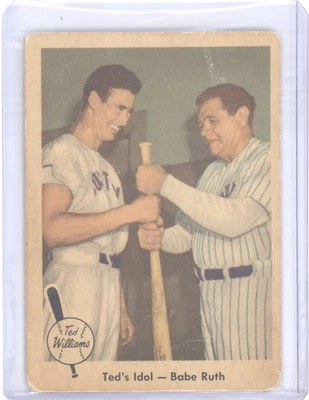 1959 Fleer Ted Williams #2 Ted Williams / Babe Ruth - Image 1 of 2