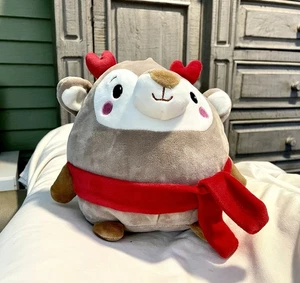 *EUC* Christmas REINDEER Plush Animal/Toy - Soft Stuffed Holiday- 12” x 12” x 7” - Picture 1 of 8