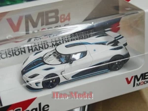 VMB 1:64 Koenigsegg Agera R Limited Resin Car Model Simulation Diecast Toy White - Picture 1 of 2