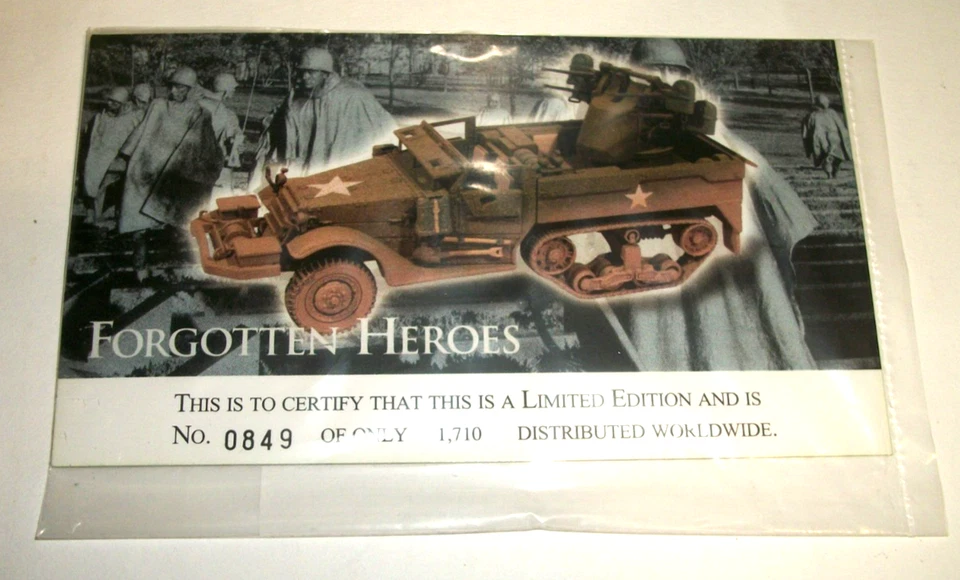 Corgi #US60415 Forgotten Heroes, M16 Machine Gun Motor Carriage 1:50 Diecast-NIB - Image 1 of 4