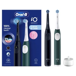 Oral-B iO Series 2 Night Black/ Forest Green mit 2.Handstück Zahnbürste - Bild 1 von 10