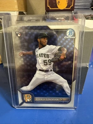 2022 Bowman Chrome - Roansy Contreras #99 (RC) - Image 1 of 2