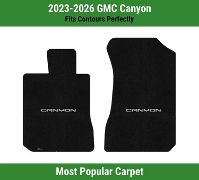 Alfombrillas delanteras Lloyd Ultimat para GMC Canyon 23-26 con plateado sobre Black Canyon Foto 1 de 4