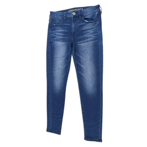 American Eagle Super Stretch hohe Leibhöhe Jegging Damen GRÖSSE 6 KURZE Denim Jeanshose - Bild 1 von 9