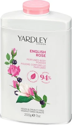 Yardley London Perfumed Body Powder English Rose 200g