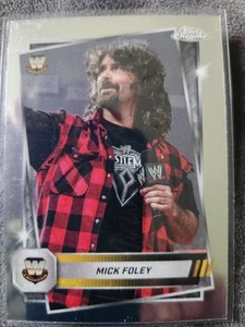 2025 Topps Chrome WWE MICK FOLEY BASE - Picture 1 of 2