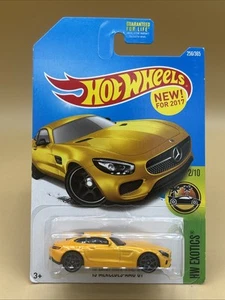 2017 Hot Wheels Exotics '15 Mercedes-AMG GT gelb 2/10 neu für 2017 - Bild 1 von 5