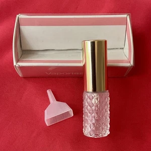 Vintage nachfüllbare Glas Parfüm Spray Vaporisateur Flasche. Frankreich . NEU im Karton - Bild 1 von 10