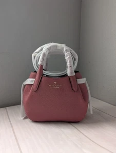 Neu mit Etikett Kate Spade KI859 Knödel Mini Leder Umhängetasche Crossbody in Granatapfel - Bild 1 von 4