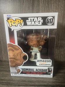 Star Wars Funko Pop Amazon Exclusive Admiral Ackbar #617 - Picture 1 of 6