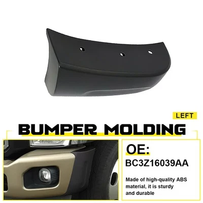 Moldura de barra de parachoques del conductor delantero para Ford F250 F350 F450 F550 Super Duty 2011-16 Foto 1 de 4