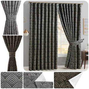 Nuevo Increíble Diseño Lápiz Plisado Totalmente Forrado Cinta Superior Ya Hechas Cortinas WAVE  - Imagen 1 de 25