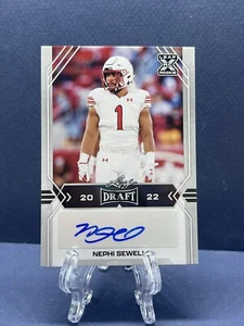 2022 Leaf Draft Autographs #BA-NS2 Nephi Sewell Rookie - Picture 1 of 2