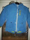 F&F boys electric blue warm padded hooded jacket.Age 4/5 years.Free Postage!