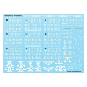 DEC48 DECALCO TRANSFER SHEET ARBITES 12*17 WARHAMMER 40000 (2022) - Bild 1 von 1