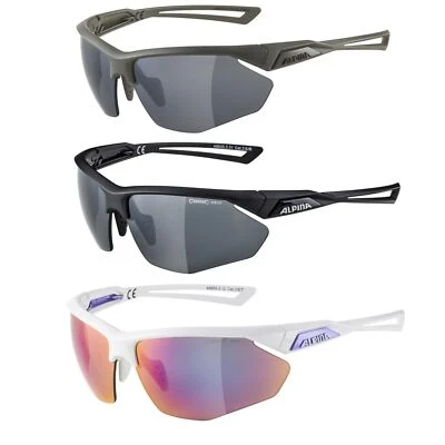 Alpina Nylos HR Halbrahmen Sportbrille Sonnenbrille Damen Herren UV-Schutz - Bild 1 von 4