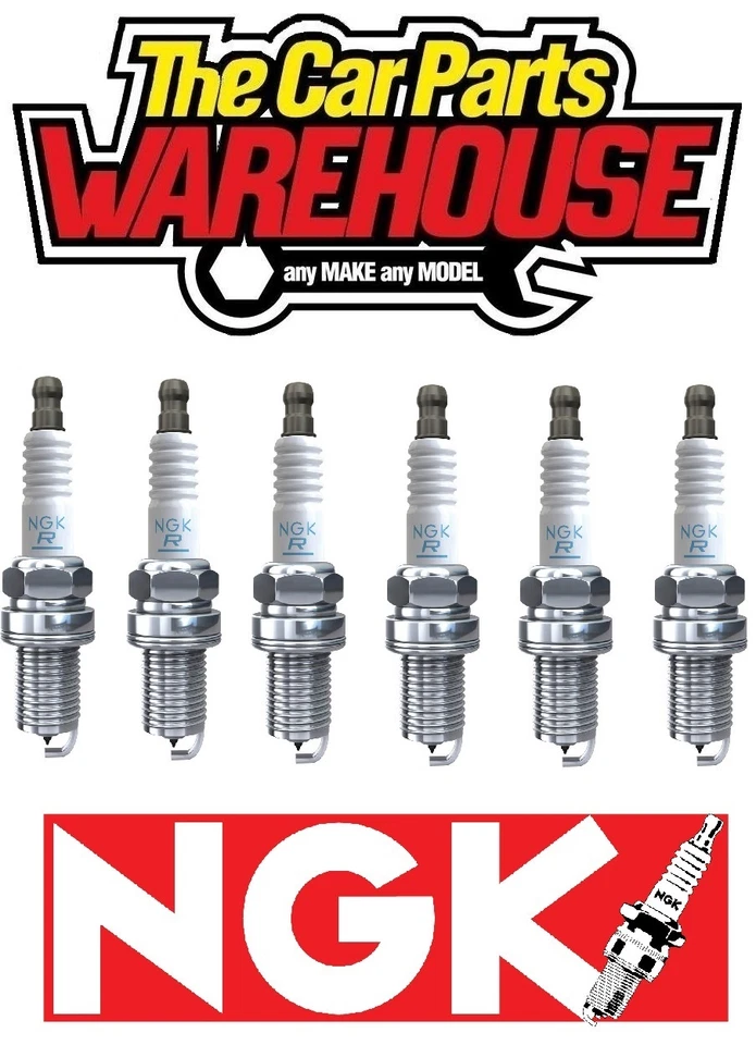 SIX ( x6 ) GENUINE NGK SPARK PLUGS NGK1208 / ILZFR6D11 - Image 1 of 1