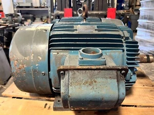 ๐ TECO WESTINGHOUSE 25 HP INDUCTION MOTOR 230/460V 1170 RPM 324T FR 3ร - FLAW - Picture 1 of 12