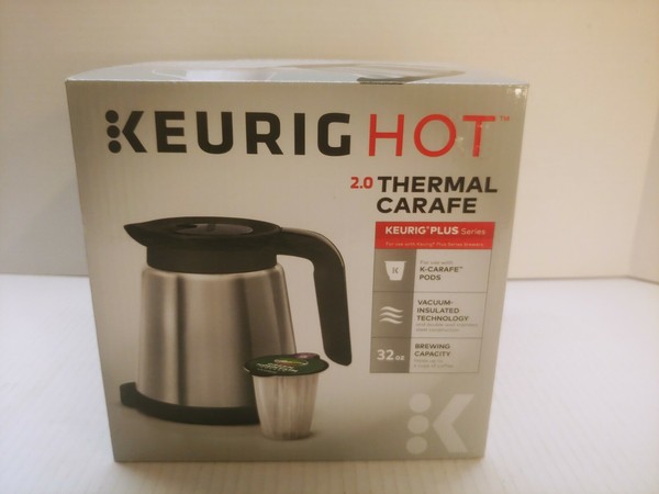 Keurig Hot 2.0 Carafe Keurig Plus Series Brand Double Wall Black NIB Photo Related