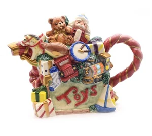 Omnibus Fitz & Floyd Toyland Teapot Brand New In The Box - Picture 1 of 7