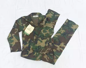 Vintage Red Head Cotton Camouflage Coveralls Sz Small - Picture 1 of 15