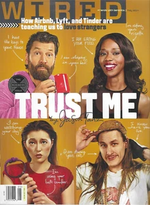 Wired Magazine Airbnb Lyft Tinder Brain Tapping Twitter Facebook Startup 2014 - Foto 1 di 12