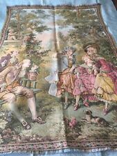 Vintage Jacquard Tapestry 51'' x 36''