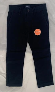 Childrens Place Girls Navy Blue Adjustable Waist Pants Size 4 Slim - Picture 1 of 4