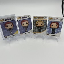 Upper Deck Funko Pop Card Marvel Lot Of 4 Black Widow Convention Exclusive #42