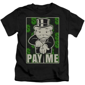 MONOPOLY PAY ME Toddler Kids Graphic Tee Shirt 2T 3T 4T 4 5-6 7 - Picture 1 of 3