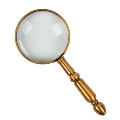 20x Nautical Vintage Solid Brass Magnifying Glass Loupe,With Brass Handle. - Image 1 of 4