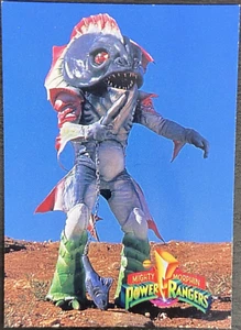 Saban 1994 Mighty Morphin Power Rangers Piranhatishead #8 Rookie MMPR Villain - Bild 1 von 2