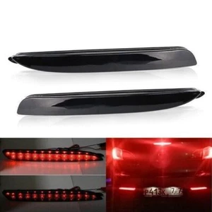 2x Smoke Lens LED Rear Bumper Reflector Stop Brake Lights For 2010-2013 Mazda 3 - Bild 1 von 8
