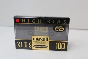 Maxell High Bias XLII-S 100 Minuten Audiokassette neu versiegelt Mülleimer M - Bild 1 von 5