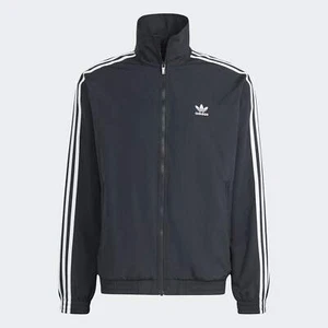 Adidas Originals Mens ADICOLOR WOVEN FIREBIRD TRACKTOP IT2491 BLACK TAKSE - Picture 1 of 6