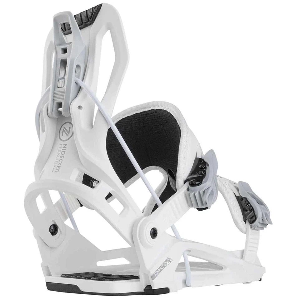 Nidecker Flow Nexus Snowboard-Bindung Heckeinsteiger Weiß Herren Damen NEU