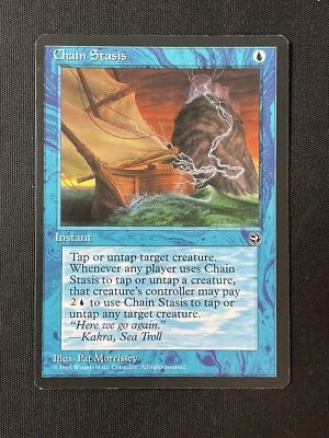 MTG Homelands Chain Stasis RESERVED LIST NM - Image 1 of 2