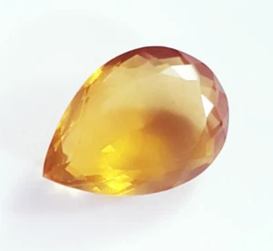 Transparent Quartz 14.52 Ct Loose Gemstone Unheated Pear Shape Quartz Stone gems - Picture 1 of 8