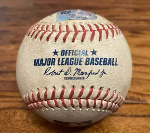 Chad Wallach Angels Spiel gebraucht EINZELNER Baseball 8/13/2023 v Astros Urquidy Hit #75 - Bild 1 von 5