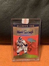 MARK SCHLERETH 2016 DONRUSS SIGNATURE SERIES ELUSIVE INK AUTO HOLO GOLD SSP# 1/5