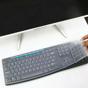 Silicone Keyboard Protector Cover for Logitech MK275 MK200 MK260 MK270 K270 K260 - Photo 1/6