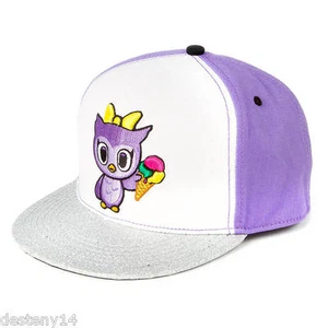 Neon Star by Tokidoki Kids Girl's Owl Baseball Cap Adjustable Fit Hat Snapback - Picture 1 of 12