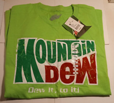 2012 MOUNTAIN DEW T shirt, Size L, Green