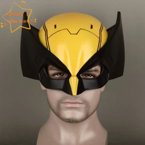 Deadpool 3 Deadpool & Wolverine Helmet Mask Halloween Hard Soft PVC Cosplay Mask - Picture 1 of 24