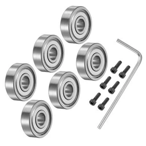 6pcs Bearing Accessory Kit 3/16" ID 5/8" OD Top Mounted Bearings for Router Bit - Picture 1 of 5