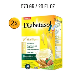DIABETASOL Vita Digest Mandel Hafer Calcium Vit D Ballaststoffe Diabetiker Ernährung 2 Stück - Bild 1 von 15